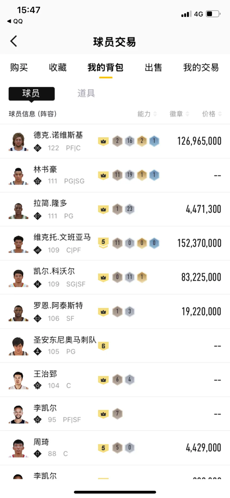 阵容价值估价