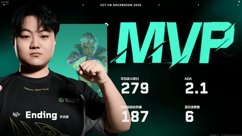 [雷火官网]279战斗评分187回合均伤，Ending斩获ALG对阵AQ图二MVP